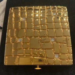 COLLECTORS ITEM NEVER USED Ester Lauder Golden Cobblestones Compact from NM